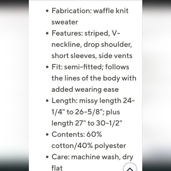 ! Feelin Yachty Waffle Knit Sweater by Belle 3x - Picture 7 of 7